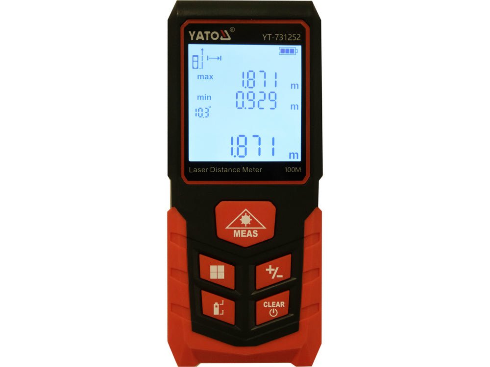 TELEMETRU LASER 100M YATO YT-731252 YATO - scule electrice si unelte profesionale - BricoMart