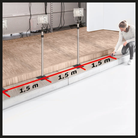 Telemetru laser Einhell TC - LD 50, pana la 50 m, marginea frontala/marginea spate sau placa de oprire ca nivele de referinta, functie Pitagora si de inclinare Einhell - scule electrice si unelte profesionale - BricoMart