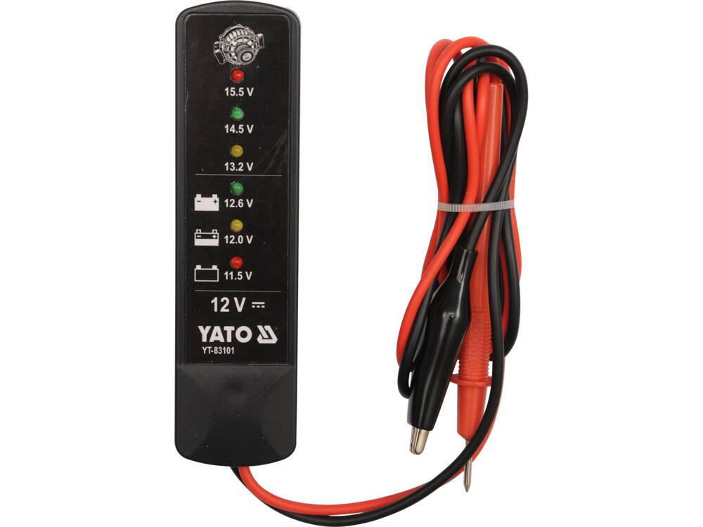 TESTER ACUMULATOR DIGITAL YATO YT - 83101 12V YATO - scule electrice si unelte profesionale - BricoMart