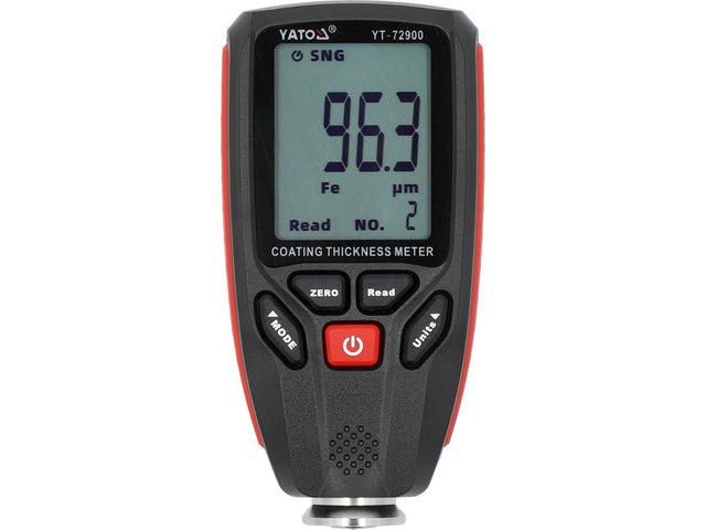 TESTER DIGITAL DE GROSIME VOPSEA Yato YT - 72900 - 1,3 mm, 1,5 mm, 25 mm, 6 mm Yato - scule electrice si unelte profesionale - BricoMart