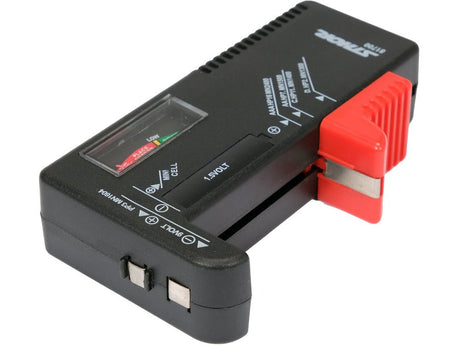TESTER PENTRU BATERII DE 1.5V SI 9V Sthor 81700 - 1,5V Sthor - scule electrice si unelte profesionale - BricoMart