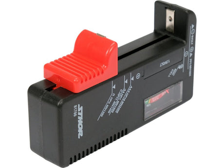 TESTER PENTRU BATERII DE 1.5V SI 9V Sthor 81700 - 1,5V Sthor - scule electrice si unelte profesionale - BricoMart
