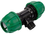 TEU COMPRESIUNE FILET EXTERIOR 32MMX3/4''X32MM Flo 88906 Flo - scule electrice si unelte profesionale - BricoMart