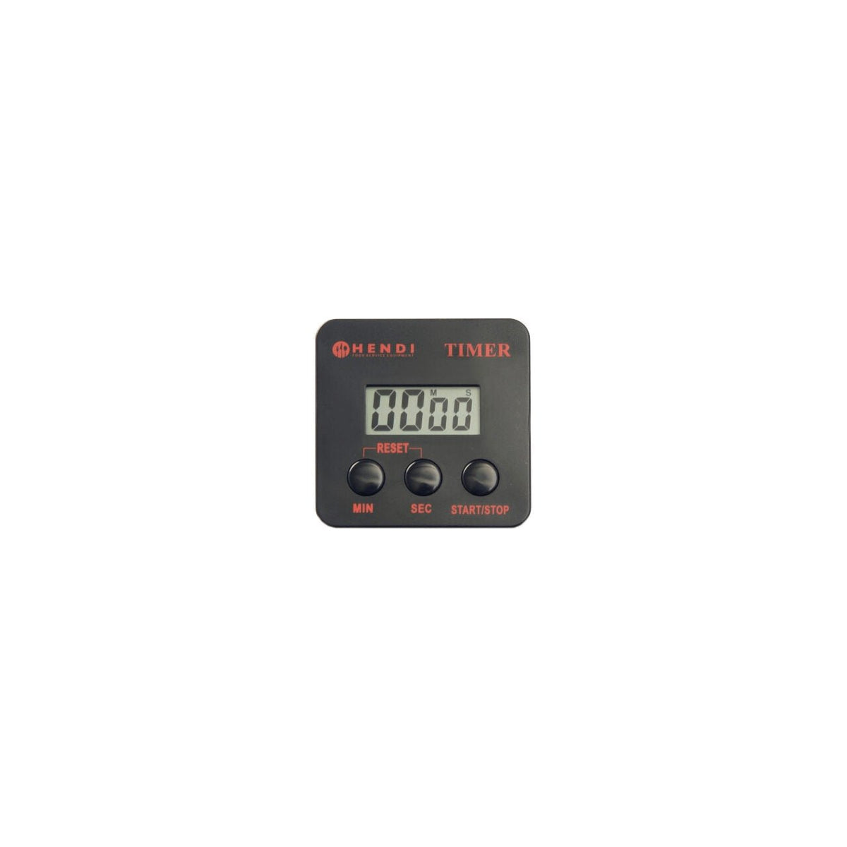 Timer digital bucatarie, Hendi, cu clip magnetic, 67 x 67 mm, baterie inclusa, 99 min si 59 sec