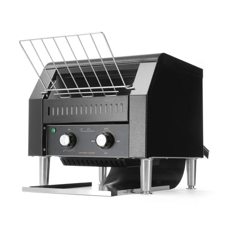 Toaster/prajitor de paine tip tunel dublu, Fine Dine, negru, 230V/2240W