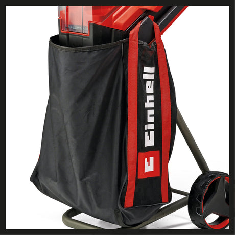 Tocator de crengi cu lame pe acumulator Einhell REDAXXO 36/25 Power X - Change 36 V, grosime maxima a crengii de 25 mm, 3 cutite reversibile din otel, sac de colectare de 55 l, maner de transport, impingator Einhell - scule electrice si unelte profesionale - BricoMart