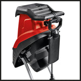 Tocator electric de crengi Einhell GC - KS 2540, 2 lame reversibile din otel special, deschidere mare a palniei, intrerupator de circuit al motorului, sac pentru resturi de la tocator, maner de transport, dispozitiv de scoatere a lemnului Einhell - scule electrice si unelte profesionale - BricoMart
