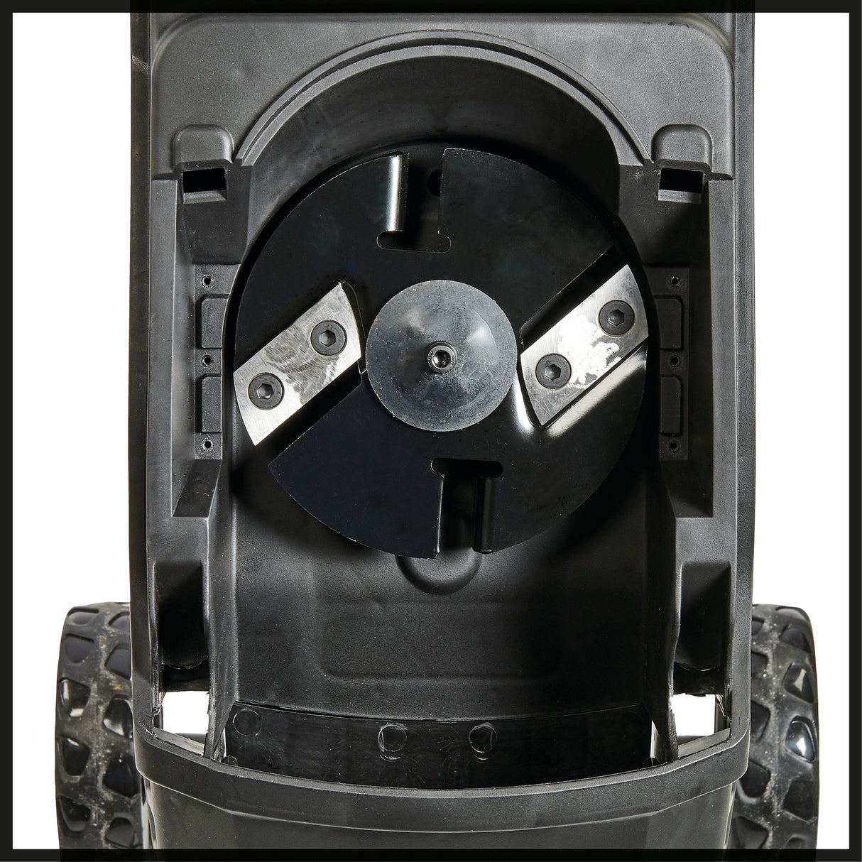 Tocator electric de crengi Einhell GC - KS 2540, 2 lame reversibile din otel special, deschidere mare a palniei, intrerupator de circuit al motorului, sac pentru resturi de la tocator, maner de transport, dispozitiv de scoatere a lemnului Einhell - scule electrice si unelte profesionale - BricoMart