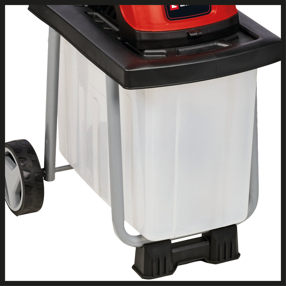 Tocator electric de crengi si resturi vegetale cu lame Einhell GC - KS 2540 CB, 2.500 W, grosime maxima a crengilor de 40 mm, 2 lame reversibile din otel, cutie de colectare de 55 L, maner de transport, compactor Einhell - scule electrice si unelte profesionale - BricoMart
