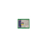 Tocator verde, 26.5x32.5x(H)1.2 cm - GN1/2, cu sant de scurgere, polietilena HDPE 500, respecta normele de igiena HACCP, Hendi