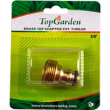 TOP GARDEN Adaptor robinet ¾” filet exterior alama TG Material: alama Material durabil care garantează o durată lungă de viață Conexiune cu fir extern Top Garden - scule electrice si unelte profesionale - BricoMart