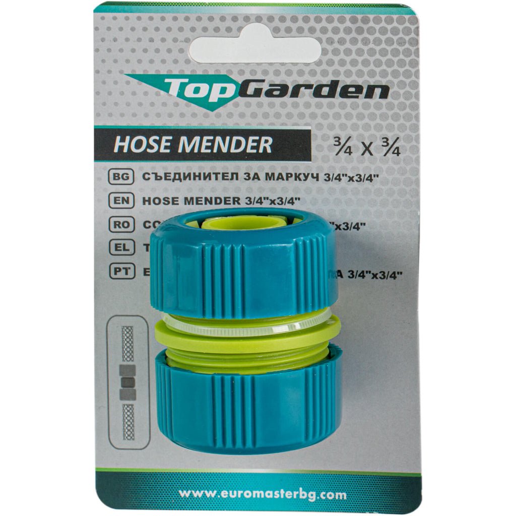 TOP GARDEN Mufa inadire furtun 3/4” TG Material: ABS Top Garden - scule electrice si unelte profesionale - BricoMart