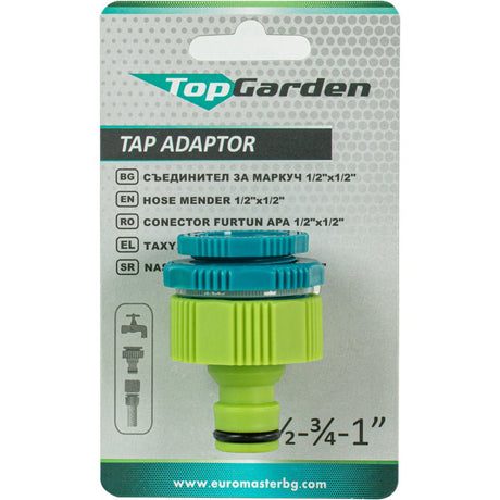 TOP GARDEN Mufa ptr robinet 1/2"-3/4"-1" TG Pentru conectori cu filet Top Garden - scule electrice si unelte profesionale - BricoMart
