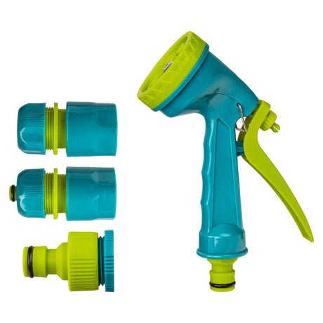 TOP GARDEN Set pistol pt. stropit 5 functii cu accesorii 4pcs TG Material: ABS 5 - moduri de operare Top Garden - scule electrice si unelte profesionale - BricoMart