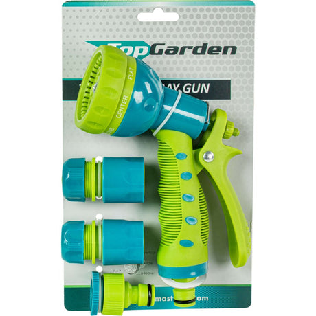 TOP GARDEN Set pistol pt. stropit 7 functii cu accesorii TG Design ergonomic 7 moduri de operare Top Garden - scule electrice si unelte profesionale - BricoMart