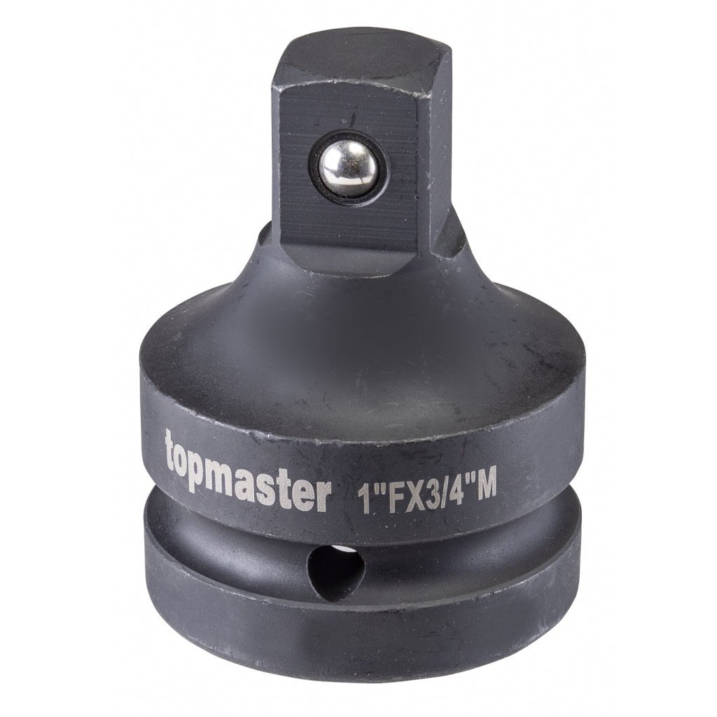 TOP MASTER PRO Adaptor 1“F X 3/4” M Material: otel crom - vanadiu de inalta calitate 50BV30. Cu acoperire anticoroziune Top Master Pro - scule electrice si unelte profesionale - BricoMart