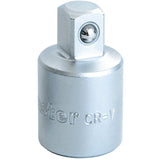 TOP MASTER PRO Adaptor 3/8"F x 1/2"M TMP Material: otel crom-vanadiu de inalta calitate Standard - DIN3123 Adaptor 3/8 "F la 1/2" M Top Master Pro - scule electrice si unelte profesionale - BricoMart