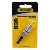 TOP MASTER PRO Adaptor magnetic pt. biti gips carton 1/4"x 60mm CR-V TMP Cu magnet puternic Reglabil Top Master Pro - scule electrice si unelte profesionale - BricoMart