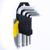 TOP MASTER PRO Chei imbus cu bila 1.5 - 10mm set 9pcs CR - V TMP Finisaj lucios Material: otel crom - vanadiu de inalta calitate Unghi de lucru de pana la 25 °, pentru operare in locuri g Top Master Pro - scule electrice si unelte profesionale - BricoMart