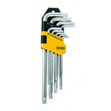TOP MASTER PRO Chei imbus torx - lungi set 9pcs CR - V TMP Material: otel crom - vanadiu de inalta calitate Top Master Pro - scule electrice si unelte profesionale - BricoMart
