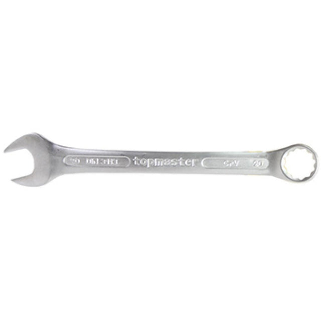 TOP MASTER PRO Cheie combinata 11mm CR - V TMP DIN 3113 Capatul cheii este inclinat cu 15 ° pentru lucru facil in spatii inaccesibile Material: otel crom - vanadiu de inalta cali Top Master Pro - scule electrice si unelte profesionale - BricoMart