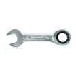 TOP MASTER PRO Cheie combinata cu clichet 19mm STUBBY CR-V TMP Capatul cheii este inclinat cu 15 ° pentru lucru facil in spatii inaccesibile Material: otel crom-vanadiu de inalta cali Top Master Pro - scule electrice si unelte profesionale - BricoMart
