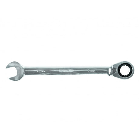TOP MASTER PRO Cheie combinata cu clichet reversibil 13mm REVERS CR - V TMP Capatul cheii este inclinat cu 15 ° pentru lucru facil in spatii inaccesibile Material: otel crom - vanadiu de inalta cali Top Master Pro - scule electrice si unelte profesionale - BricoMart