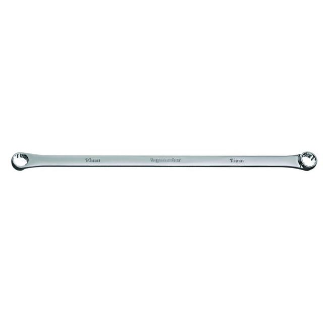 TOP MASTER PRO Cheie inelara 16x17mm CR-V TMP Material: otel crom-vanadiu de inalta calitate Brat lung Top Master Pro - scule electrice si unelte profesionale - BricoMart