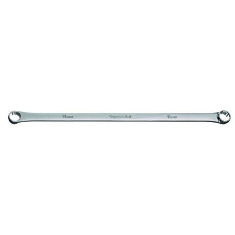 TOP MASTER PRO Cheie inelara lunga 10x12mm CR-V TMP Material: otel crom-vanadiu de inalta calitate Brat lung Top Master Pro - scule electrice si unelte profesionale - BricoMart