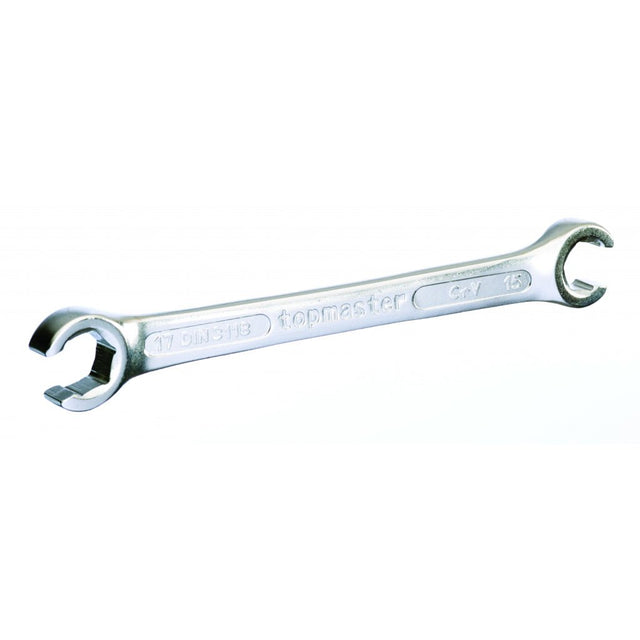 TOP MASTER PRO Cheie inelara pentru tevi 15х17mm TMP Finisaj crom mat permanent Acoperire anticoroziune Top Master Pro - scule electrice si unelte profesionale - BricoMart