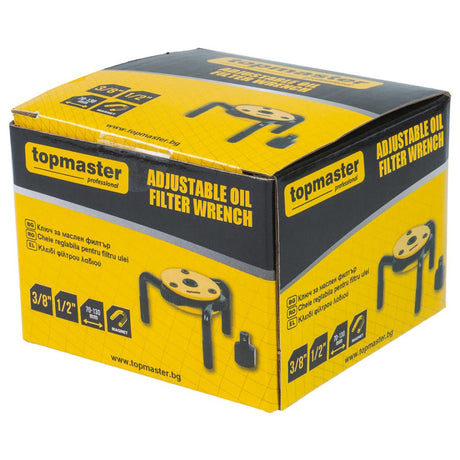 TOP MASTER PRO Cheie pt. filtru cu trei brate TMP Material: otel special Reglabil Top Master Pro - scule electrice si unelte profesionale - BricoMart