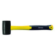 TOP MASTER PRO Ciocan cauciuc cu coada fibra 450g TMP Maner din fibra de sticla Top Master Pro - scule electrice si unelte profesionale - BricoMart