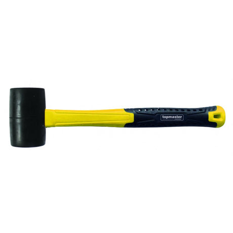 TOP MASTER PRO Ciocan cauciuc cu coada fibra 450g TMP Maner din fibra de sticla Top Master Pro - scule electrice si unelte profesionale - BricoMart