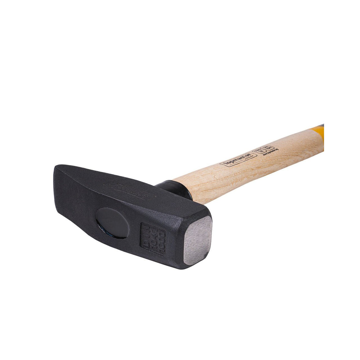 TOP MASTER PRO Ciocan lacatus cu maner lemn 2000g intariti TMP Material: otel calit pentru scule Protectie metalica la baza manerului pentru rezistenta sporita Maner din lemn de frasi Top Master Pro - scule electrice si unelte profesionale - BricoMart