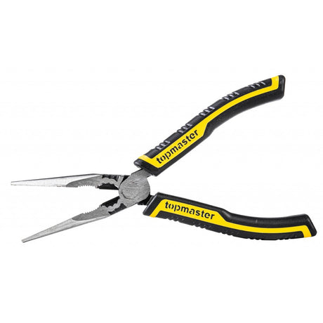 TOP MASTER PRO Cleste cu varf lung 200mm TMP Material:Cr - Ni, de 2 ori mai durabil decat Cr - V Pârghie mare - cu 35% mai puțin efort decât modelul standard Top Master Pro - scule electrice si unelte profesionale - BricoMart