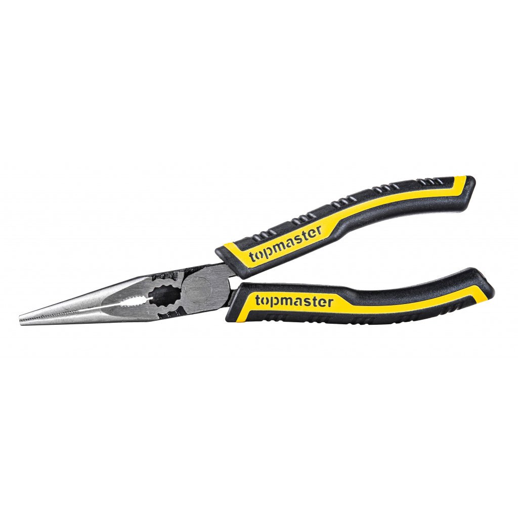 TOP MASTER PRO Cleste cu varf lung 200mm TMP Material:Cr - Ni, de 2 ori mai durabil decat Cr - V Pârghie mare - cu 35% mai puțin efort decât modelul standard Top Master Pro - scule electrice si unelte profesionale - BricoMart