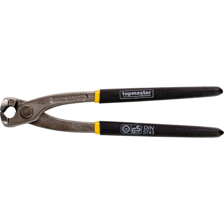 TOP MASTER PRO Cleste cuie lung 230mm CR - V TMP Muchii calite prin inductie Standard - DIN5743 Material: otel crom - vanadiu de inalta calitate Top Master Pro - scule electrice si unelte profesionale - BricoMart