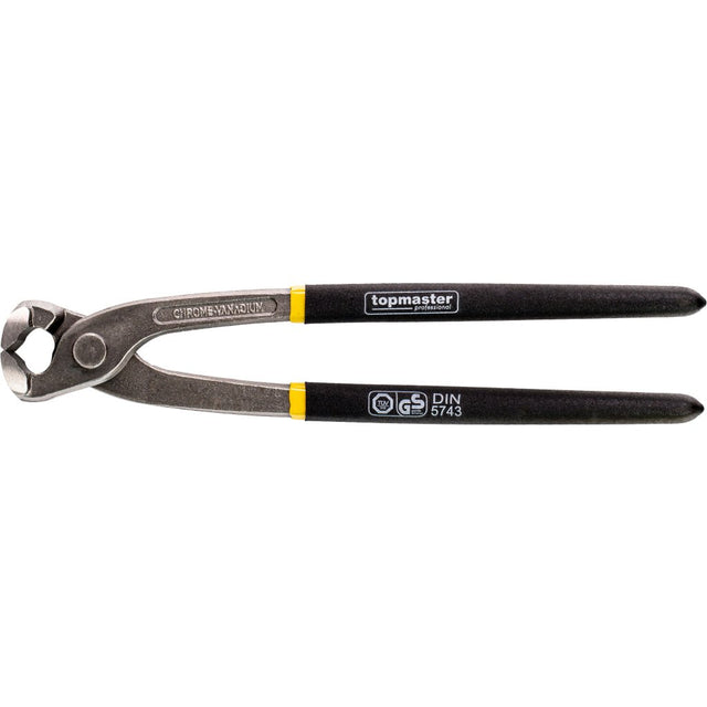 TOP MASTER PRO Cleste cuie lung 250mm CR - V TMP Muchii calite prin inductie Standard - DIN5743 Material: otel crom - vanadiu de inalta calitate Top Master Pro - scule electrice si unelte profesionale - BricoMart