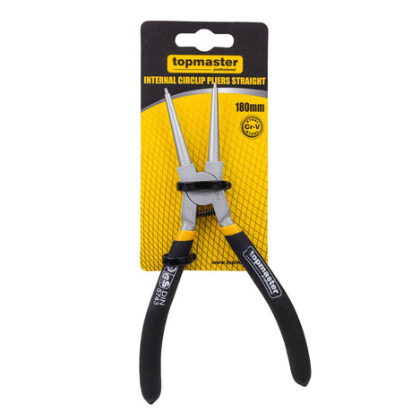 TOP MASTER PRO Cleste ptr sigurante intern/drept 180mm TMP Material:otel crom - vanadiu Finisaj lucios Top Master Pro - scule electrice si unelte profesionale - BricoMart