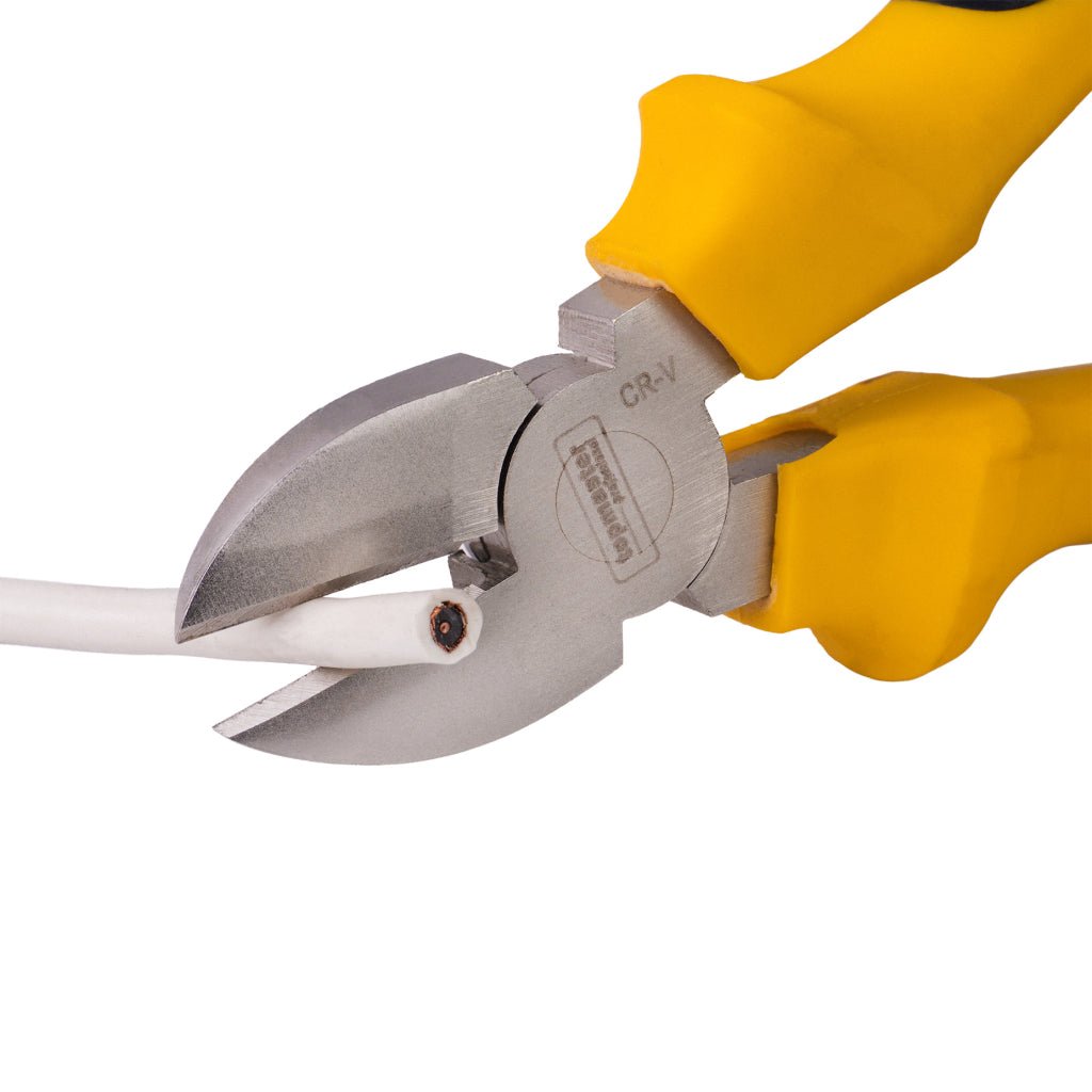 TOP MASTER PRO Cleste sfic 180mm CR - V TMP Material:otel crom - vanadiu calit Muchii calite prin inductie Maner ergonomic Top Master Pro - scule electrice si unelte profesionale - BricoMart