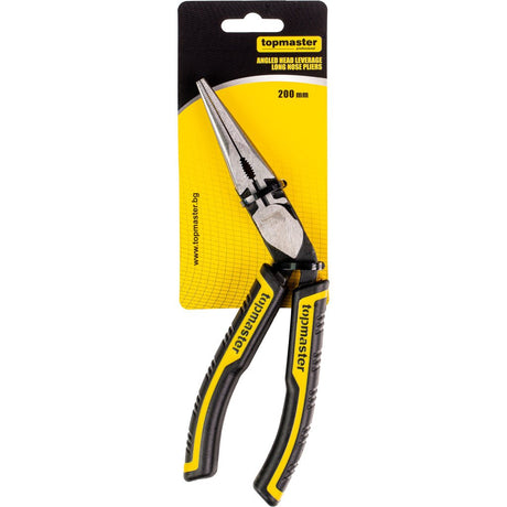 TOP MASTER PRO Cleste varf lung cu cap indoit 200mm TMP Pârghie mare - cu 35% mai puțin efort decât modelul standard Material:otel Cr - Ni Falci cu forma speciala Top Master Pro - scule electrice si unelte profesionale - BricoMart