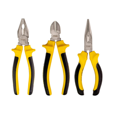 TOP MASTER PRO Clesti combin./Vf asc./sfic set 3pcs CR - V TMP Material:otel crom - vanadiu calit Finisaj lucios Top Master Pro - scule electrice si unelte profesionale - BricoMart
