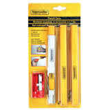 TOP MASTER PRO Creioane tamplar + ascutitoare set 7pcs TMP Set practic Top Master Pro - scule electrice si unelte profesionale - BricoMart