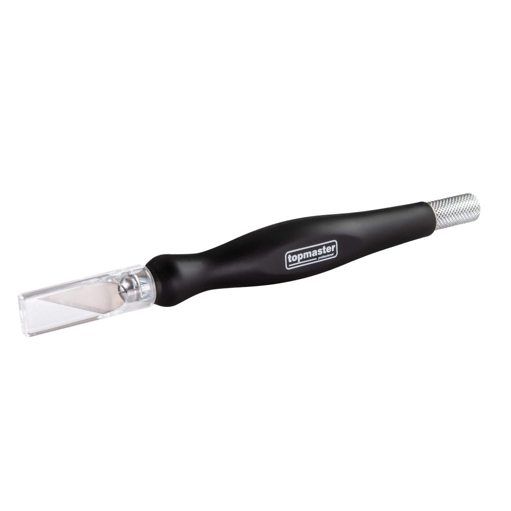 TOP MASTER PRO Cutit de precizie SK5 TMP Cuțit de precizie cu lamă fină pentru tăieturi precise și tăiere delicată Lama ascuțită și durabilă poate fi înlocuită c Top Master Pro - scule electrice si unelte profesionale - BricoMart