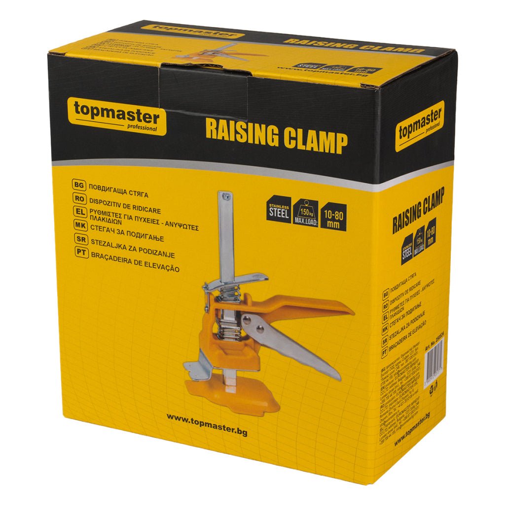 TOP MASTER PRO Dispozitiv de ridicare TMP Fabricat din oțel rezistent care asigură stabilitate și durabilitate în timpul funcționării Design ergonomic special con Top Master Pro - scule electrice si unelte profesionale - BricoMart