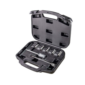 TOP MASTER PRO Extractor de injectoare diesel 15x19;17x17;17x19;17x21 TMP Concepute pentru a curăța și decarboniza soclul injectorului la schimbarea injectoarelor, prevenind refluxul din cauza p Top Master Pro - scule electrice si unelte profesionale - BricoMart