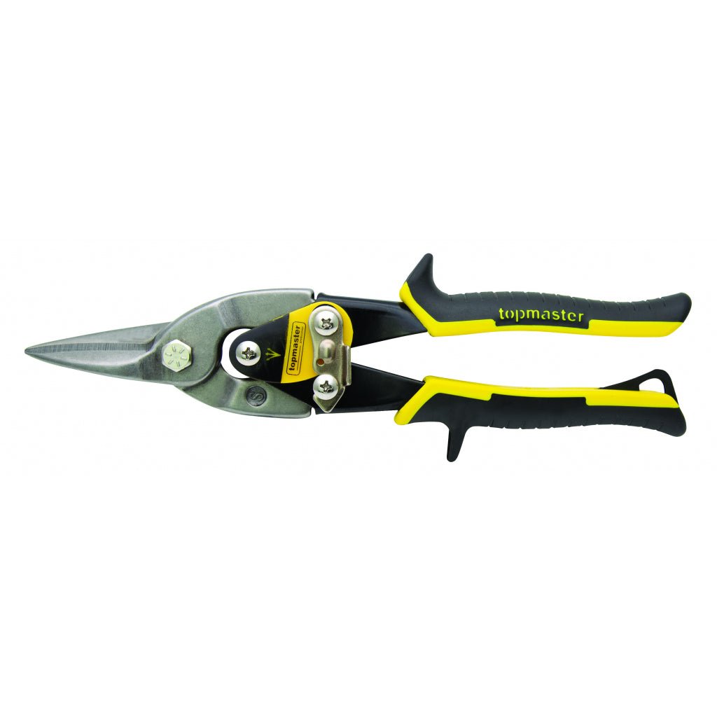 TOP MASTER PRO Foarfeca tabla 250mm straight TMP Maner bi - material pentru o prindere comoda Material:otel crom - vanadiu Top Master Pro - scule electrice si unelte profesionale - BricoMart