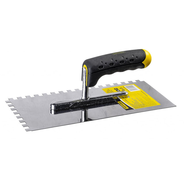 TOP MASTER PRO Gletiera 280 x 130 mm cu dinti 8x8 TMP Material:otel inoxidabil. Maner in doua straturi pentru prindere mai buna Top Master Pro - scule electrice si unelte profesionale - BricoMart