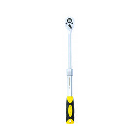 TOP MASTER PRO Maner clichet 1/2" 72 dinti extensibil 300 - 445mm TMP Maner bi - material pentru o mai buna prindere Material: otel crom - vanadiu de inalta calitate Brat telescopic Top Master Pro - scule electrice si unelte profesionale - BricoMart