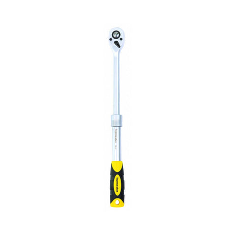 TOP MASTER PRO Maner clichet 1/2" 72 dinti extensibil 300 - 445mm TMP Maner bi - material pentru o mai buna prindere Material: otel crom - vanadiu de inalta calitate Brat telescopic Top Master Pro - scule electrice si unelte profesionale - BricoMart